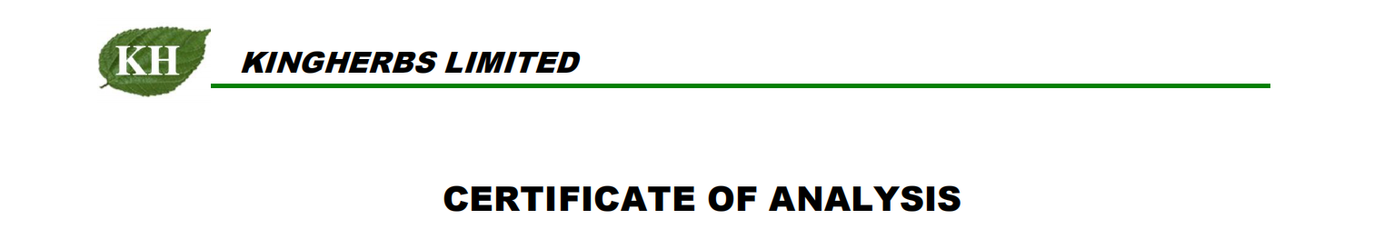 CERTIFICADO DE ANÁLISIS