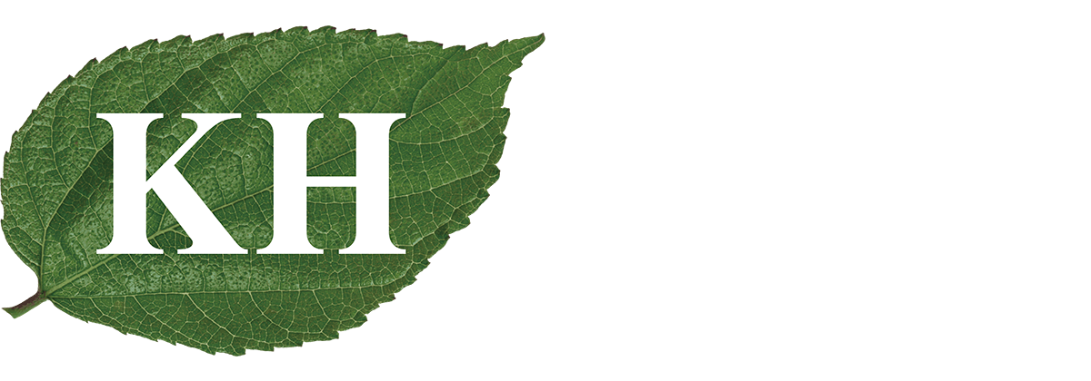 Logotipo de Kingherbs Limited, líder en ingredientes botánicos y herbales.